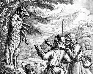 El lobo con piel de cordero, 1687